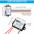 Miniatyrbild 3 av 5: Effektiv Strömomvandlingsmodul, Stabil Strömutgång Från Ac 10-28v Till Dc 12v Med Hög Omvandlingsfrekvens, Vattentät Ac Till Dc Omvandlarmodul För
