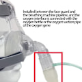 Miniatyrbillede 7 af 8: Universal slange adapter-stik til åndedrætsmaskine iltgenerator tilbehør