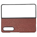 Pikkukuva 6 / 8: Nahkainen älypuhelimen suojakotelo iskunkestävä puhelimen suojakotelo Samsung Galaxy Z Fold 3:lle, ruskea