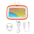 Miniatyrbild 2 av 6: Barn Tablet 7 Tum Orange Quad Core 1+8G Wifi Bluetooth för Android 6.0 100-240V (US)