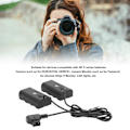 Miniatyrbild 7 av 8: D Tap till NP F970 F570 F550 Dummy Batteri 2 i 1 DC Koppling LED Ljus Digitalkamera Dummy Batteri för Atomos Ninja V Monitor