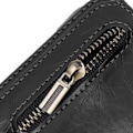 Miniatyrbillede 4 af 8: Multifunktionel pung etui med kortholder til Z Flip 3 foldetelefon lædercover mobiltelefon tilbehør sort