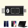 Miniatyrbillede 5 af 5: USB-flashdrev med flere kapaciteter, USB-nøglehukommelseslager sort (256G)