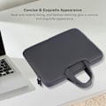 Miniatyrbilde 3 av 5: 15in Notebook-veske Anti-kollisjon Full Protection 3 interlayer Laptop Bag Sleeve Case   Grå