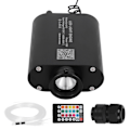 Miniatyrbillede 3 af 5: 12W 2m optisk fiberkabel lampe bil loftslys kit RGBW lys S