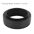 Miniatyrbillede 6 af 8: 25 til 55mm M65 til M65 Objektiv Makro Helikoid Adapter Matting Behandling Aluminiumlegering Fokuserings Helikoid Adapter til Kameraobjektiv