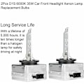 Miniatyrbilde 4 av 5: 2 stk D1S 6000K 35W Xenon-frontlykter for bil