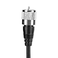 Miniatyrbilde 3 av 3: 5M RG-58/U utvidbar kobber lavtap koaksialkabel PL259 til NMO brukt for mobilradioantenne