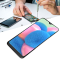 Miniatyrbilde 1 av 8: 6,4 tommers LCD-skjerm med digitizer og ramme, fingeravtrykksensor for Samsung Galaxy A30s A307 A307F A307G A307YN SM A307FN