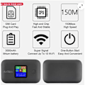 Miniatyrbild 3 av 5: Bärbar 4G Lte Mobilt Hotspot, Stöder 10 Användare, Bred Kompatibilitet För Flera Enheter, Höghastighetsinternet Med SIM-kortplats