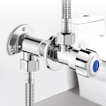Miniatyrbillede 7 af 8: Indløb G1/2 Udløb G3/4 Vægmonteret Bruserhoved Hane Adapter Badeværelsestilbehør