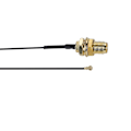 Pikkukuva 5 / 5: 2 kpl sarja WiFi IPEX4 - RP SMA uros NGFf  M. 2 liitin kaapeli johto 31cm