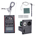 Miniatyrbilde 2 av 3: LCD 5-bånds akustisk gitar preamp EQ LC-5 Equalizer Tuner Piezo Pickup
