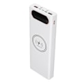 Pikkukuva 8 / 8: L10 10x18650 DIY Power Bank 22.5W Nopea lataus 15W Langaton lataus Akun kotelo LCD-näytöllä ja Micro Type C -tulo Valkoinen