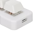 Pikkukuva 3 / 8: 3-näppäiminen näppäimistö RGB-taustavalaistuksella, 3 näppäintä, USB-liitäntä, Mini-mekaaninen ohjelmoitava Plug and Play -makronäppäimistö tietokoneelle, valkoinen