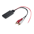 Pikkukuva 2 / 5: Universaali langaton Bluetooth-moduuliadapteri AUX-ääni 2 RCA-lisäkaapeli autoradioliitin
