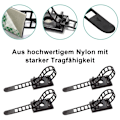 Miniatyrbild 6 av 7: Skrivbordskabelorganiserare, mångsidig kabelorganiserare med justerbar dragkedja, självhäftande nylonkabelband för kabelhantering, prisvärt set