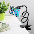 Miniatyrbild 5 av 6: Universellt Mobiltelefonställ, Ergonomisk Design 360 Graders Justerbar Flexibel Lång Arm, Handsfree Bekvämlighet för Sovrum Gym Kontor (Kompatibel