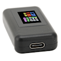 Miniatyrbillede 8 af 8: USB-tester Realtidsdetektering IPS HD-skærm Høj nøjagtighed Strømafbrydelse Lagring USB-spændingsmåler