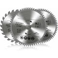 Miniatyrbild 1 av 5: Robust Konstruktion Cirkelsågblad Set, 3 Delar Non-stick Belagd Karbidlegering För Högkvalitativ Skärning, 210 X 30Mm Tct Sågklingor För Trä