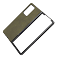 Miniatyrbild 1 av 8: Mobiltelefonfodral Stötsäkert Telefon Läderfodral Skal för Samsung Galaxy Z Fold 2Grön