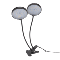 Miniatyrbilde 4 av 5: 30W LED Vekstlys Dobbel Hoder USB Strømforsyning Sollignende Full Spec