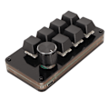 Miniatyrbild 2 av 5: Makroprogrammerings tangentbord Hotswap Enhands Blå switch Mini 7-tangenters mekaniskt tangentbord med ratt för spelarbete