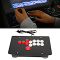 Miniatyrbillede 1 af 8: Arcade Fight Stick med USB 2.0 Port, 5 Retningsknapper og 8 Store Funktionsknapper, Arcade Spil Kamp Joystick