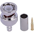 Miniatyrbild 3 av 5: Adapter för CCTV, BNC hane till RCA hona omvandlare säkerställer stabil signalöverföring, förnicklad kropp korrosionsbeständighet anpassningsbar för olika