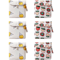 Miniatyrbild 1 av 5: 6 st Menstruations Menstruations Första Perioden Väskor Bärbar Sanitetsbinda Pads Förvaringsväska