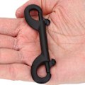 Miniatyrbilde 1 av 3: HOLDBART Dykkerutstyr i rustfritt stål med dobbeltkrok og bolt-lås (90 mm)