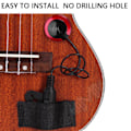 Miniatyrbilde 8 av 8: Piezo Kontaktmikrofon Pickup for Gitar Ukulele Erhu Banjo Musikinstrument