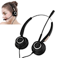 Miniatyrbilde 1 av 8: Lettvekts USB-headset for kundesenter med støydemping og mikrofon
