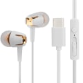 Miniatyrbild 1 av 5: Handsfree-samtal typ C-hörlurar i örat Super Deep Bass typ C-hörlurar med mikrofon för LETV