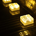 Miniatyrbillede 4 af 5: 4 Pak Solcelledrevne Have Lamper LED Farveskiftende Gulvlamper,