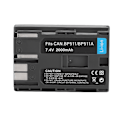 Miniatyrbilde 1 av 5: 2000mAh 7.4V BP511/BP511A Full Power Digitalt batteri for kamera lysmonitor