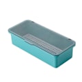 Miniatyrbillede 1 af 5: Make Up Organizer Box Dresser Container Case med låg til kosmetisk opbevaringsholder, 27*11,5*6,5cm