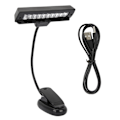 Miniatyrbild 2 av 8: Bärbar orkester notställ ljus flexibel hals klämma på USB läsning LED-lampa
