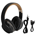 Miniatyrbillede 1 af 5: Foldbar trådløs Bluetooth 5.0 Gaming Headset ABS Over‑Ear Computer Hovedtelefoner Stereo
