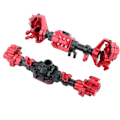 Miniatyrbild 1 av 8: Högkvalitativt Axelhusset, Metallportalaxlar för Miljövänlig Hållbar RC Crawler Biltillbehör, Extrem Terrängkapacitet 1/10 Skala