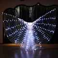 Miniatyrbillede 1 af 8: Led Lys Emitterende Vinger Dansevinger Dansende Lys Emitterende Rekvisitter Performance Performance Mavedans Vinger