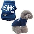 Miniatyrbillede 1 af 5: Hundejakke til små og mellemstore hunde eller katte, kæledyrsjakke til hvalpe,  D