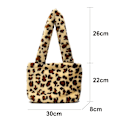Miniatyrbild 2 av 5: Pälsväska Fluffy Tote Bag för höst och vinter