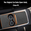 Miniatyrbild 3 av 7: Tesla Model 3 Model Y 2021 2022 2023 Center Console Wrap Kit Carbon Fiber Console Cover Interior Decoration Wrap Kit för Tesla Tillbehör (Matte