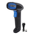 Miniatyrbilde 2 av 8: Håndholdt strekkodeskanner 2,4 GHz trådløs USB 2.0 kablet 1D strekkodeskanner Plug and Play med dobbel modus for supermarked
