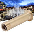 Pikkukuva 1 / 8: G1/2 naaras kierre G3/4 uros kierre suihkulähteen suutin messinki sienisuihkupää lampi sprinkler