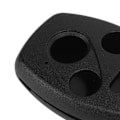 Miniatyrbillede 3 af 5: 2 stk. nøglefobs i plast, sort, nem betjening, slidstærk, udskiftning til Pilot 2009-2014