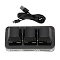 Miniatyrbilde 1 av 5: USB 3 Key Mini Tastatur RGB LED Bakgrunnsbelysning Støtter Hot Swap OSU HID Makro Programmering Tastatur for Windows for OS X for Linux