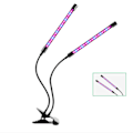 Miniatyrbild 2 av 8: Energibesparande växtlampor, automatisk PÅ AV flerriktad fullspektrum växtlampa för inomhusväxter, flexibel svanhals, 30W 80LED (Växtlampor)