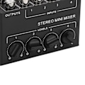Miniatyrbillede 4 af 8: Stereo Mixer Passiv 4-kanals Audio Line Mini RCA Bærbar til Computer Telefon Tablet